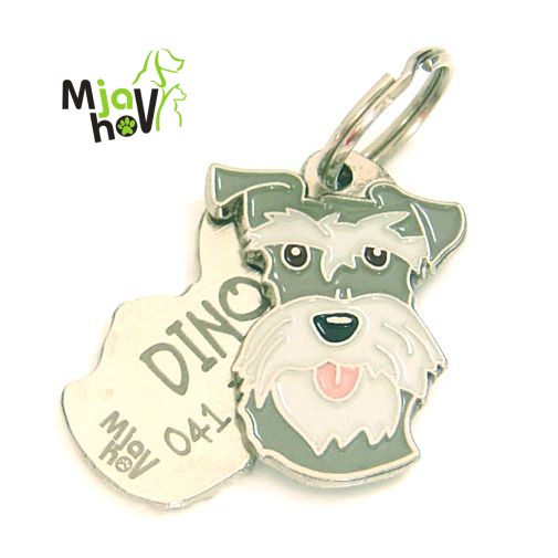 ID-brikker-schnauzer-salt-pepper-gravert.jpg personlige ID-brikker MjavHov - graverte, online